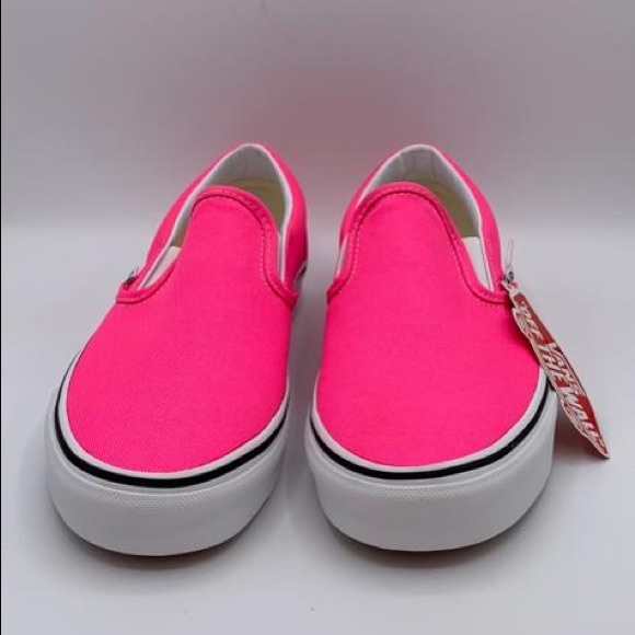 VANS KNOCKOUT NEON PINK SLIP-ON - Picture 2 of 4